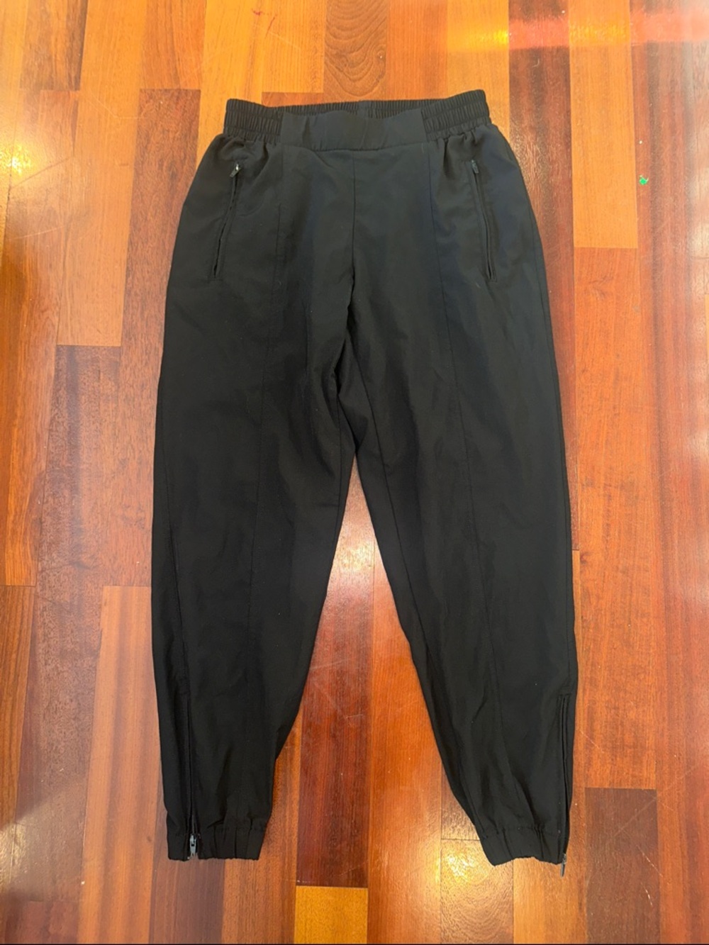 Old Navy Black Women's Zip-Detail Jogger Pants